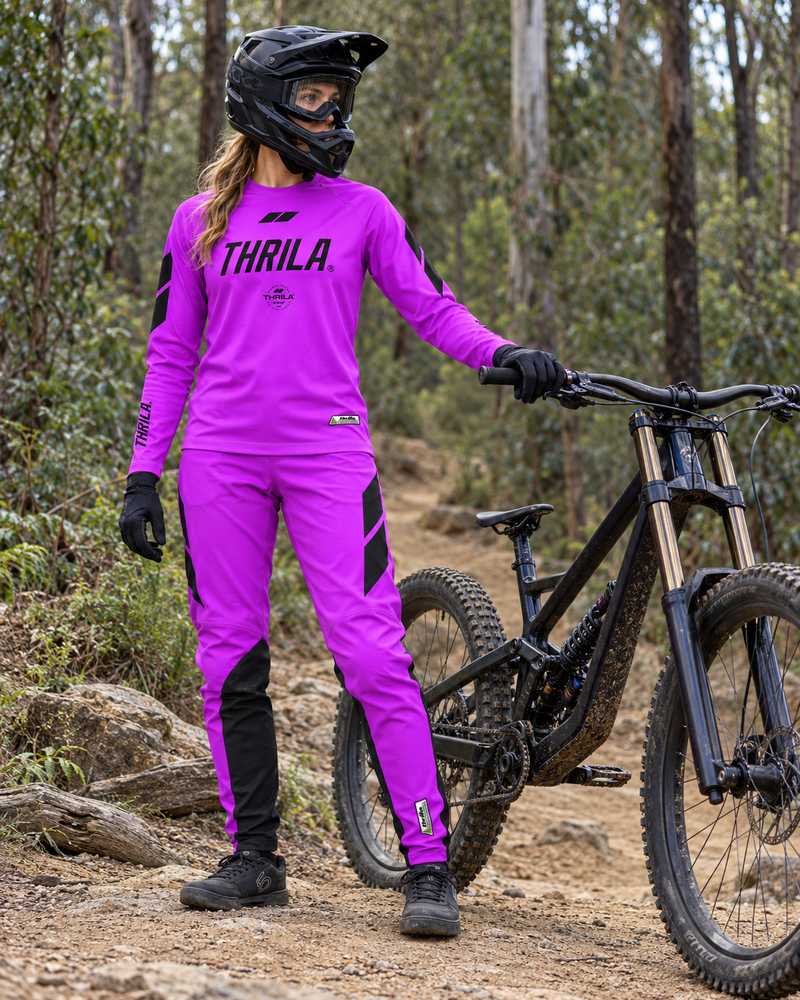 Flight BMX / MTN Bike Gear Purple (2-3 Weeks) downhill mountain bike lifestyle photograph
