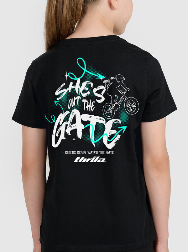 Out The Gate (Youth Girls) Teal