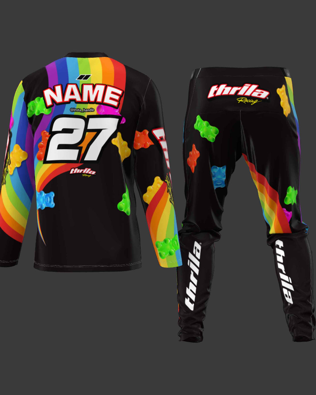 Candy BMX / MTN Bike Gear Black (2-3 Weeks)