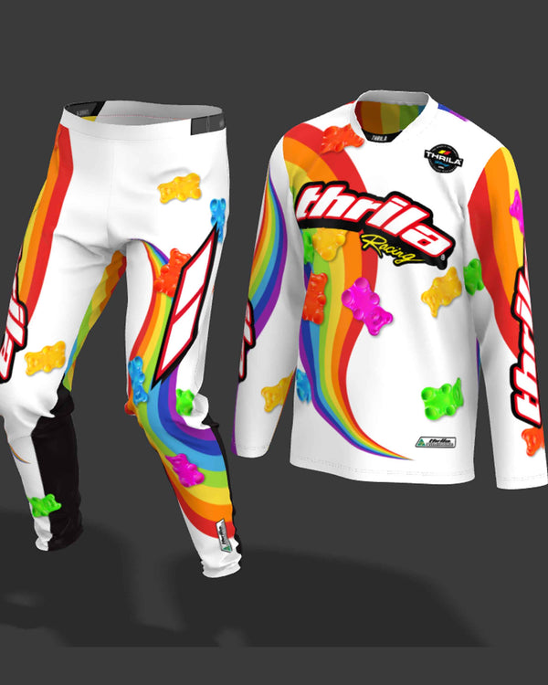 Candy BMX / MTN Bike Gear White (2-3 Weeks)