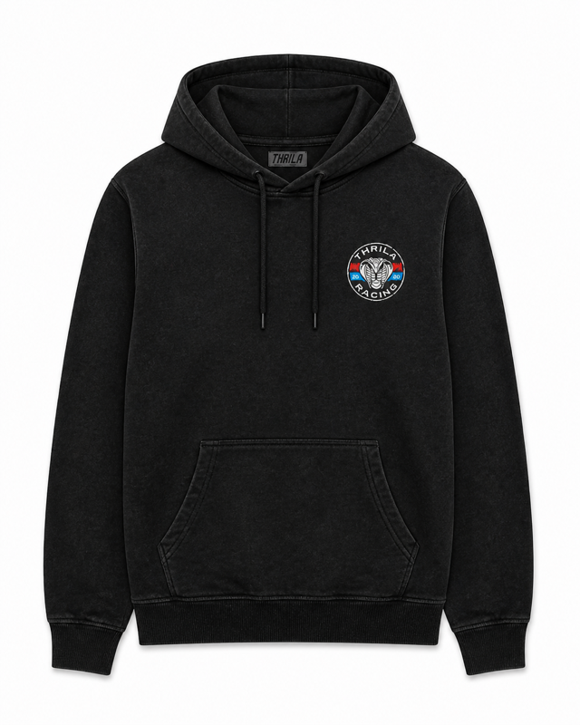 Cobra Black Hoodie front