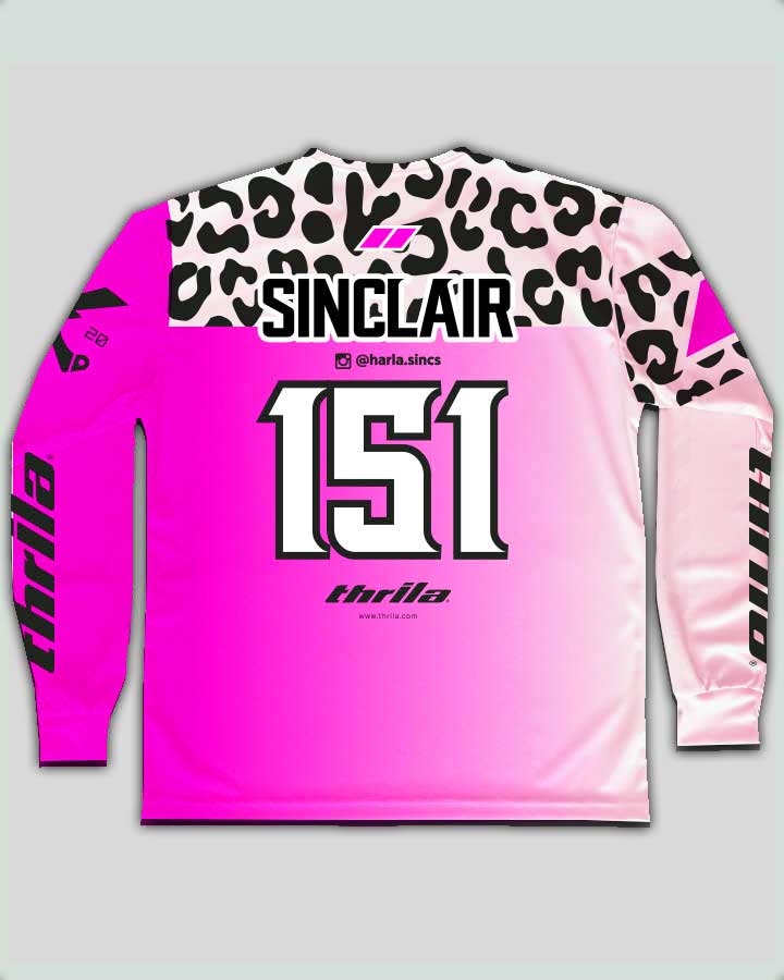 Cool Cat Jersey PINK - Custom Name &amp; No. | 12 Days