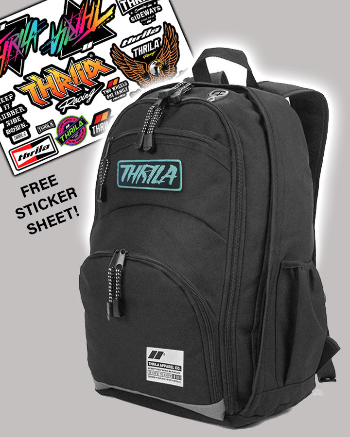 Cool Mint Backpack (Free Sticker Sheet)