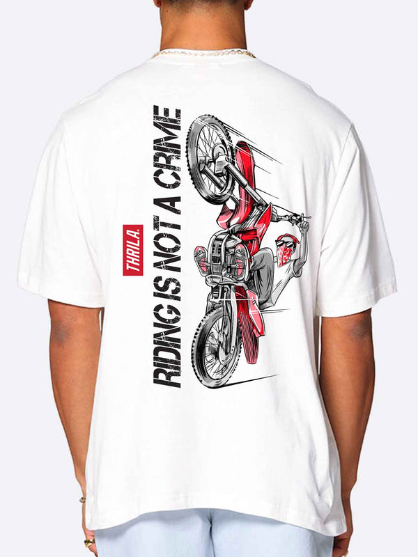 Riding is Not a Crime Tee (Oversize)