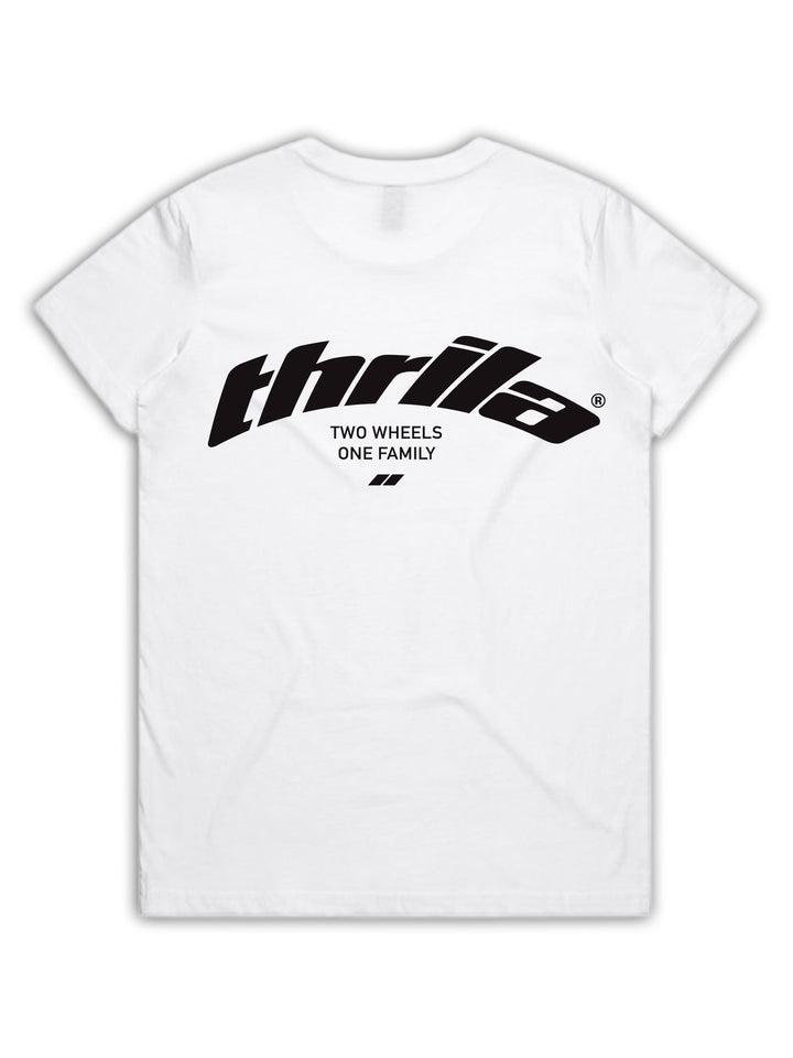 Curve Tee ladies White