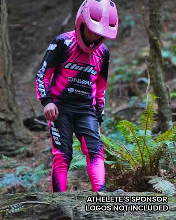 Conqueror Black / Pink BMX / Mtn Bike Gear (2-3 Weeks)