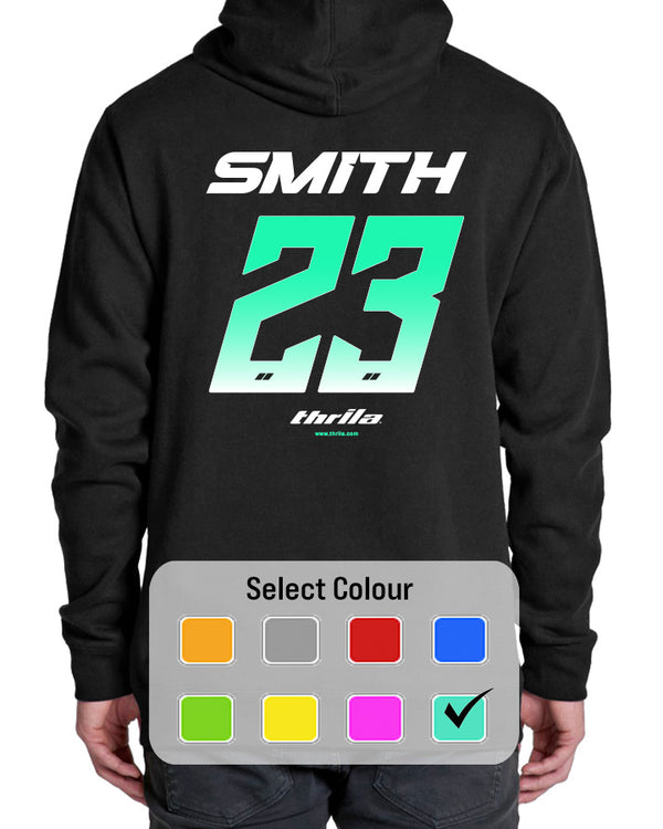 Racer CUSTOM NAME & NUMBER Hood