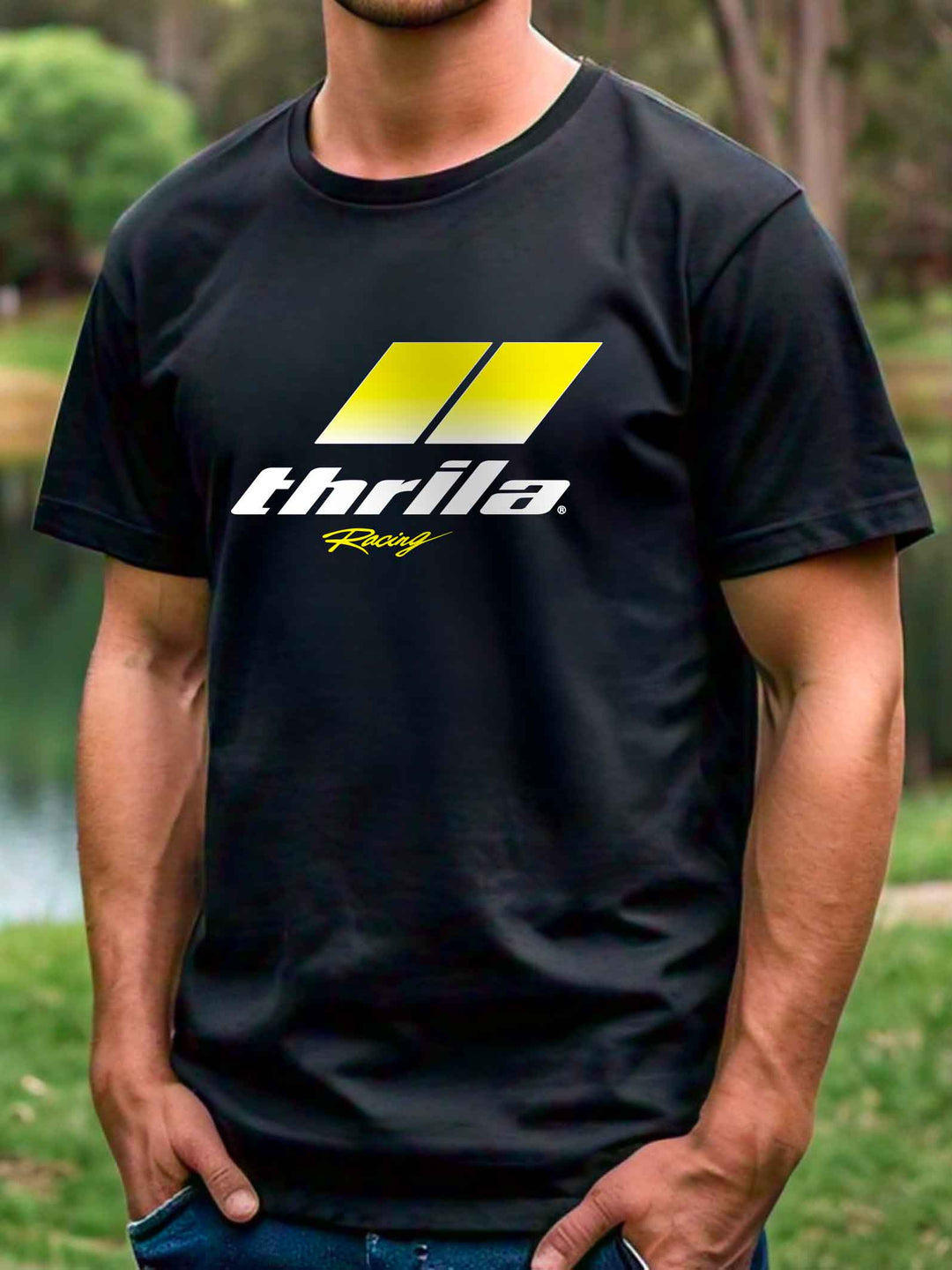 Racer CUSTOM NAME &amp; NUMBER Tee