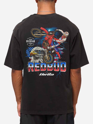 THRILA RedBud Adult Tee back view