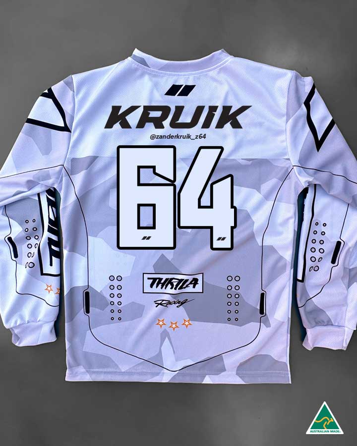 Snow Camo Jersey - Custom Name &amp; No. | 12 Days