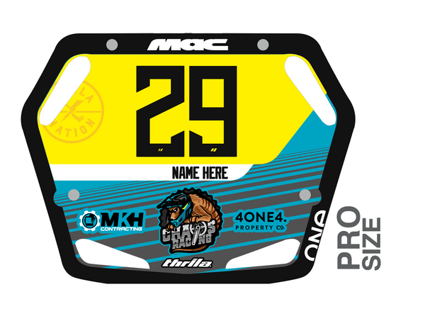 Chaos Racing BMX Plate PRO Size (with inserts)
