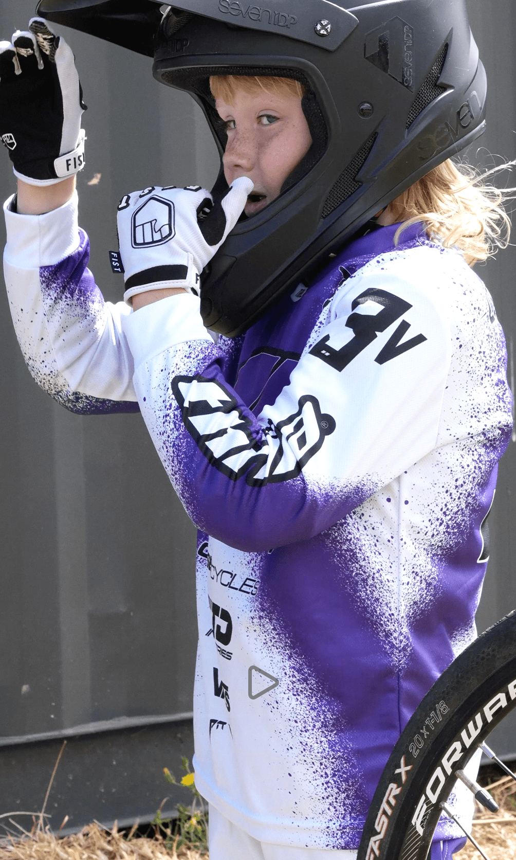 Conqueror Purple BMX / Mtn Bike Gear (2-3 Weeks)