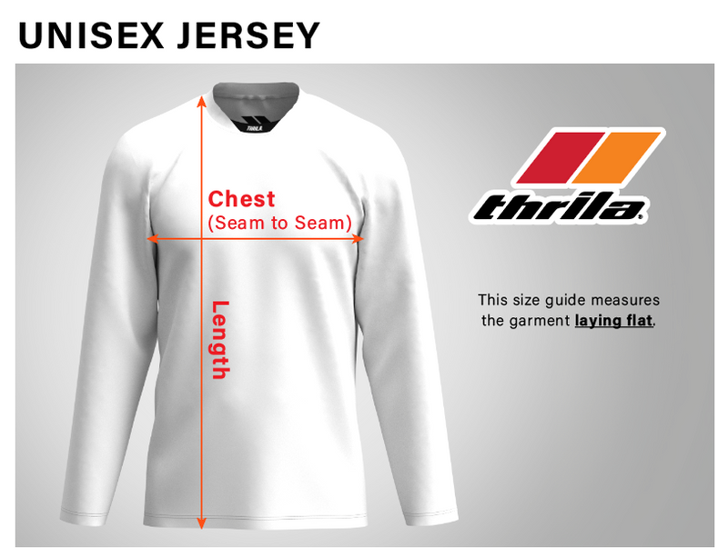 Jersey size chart