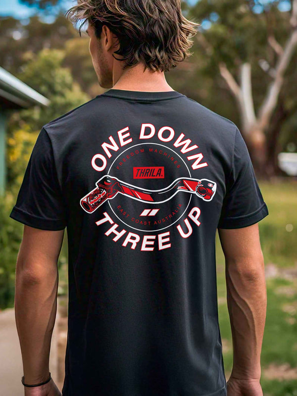 One Down THREE UP Tee