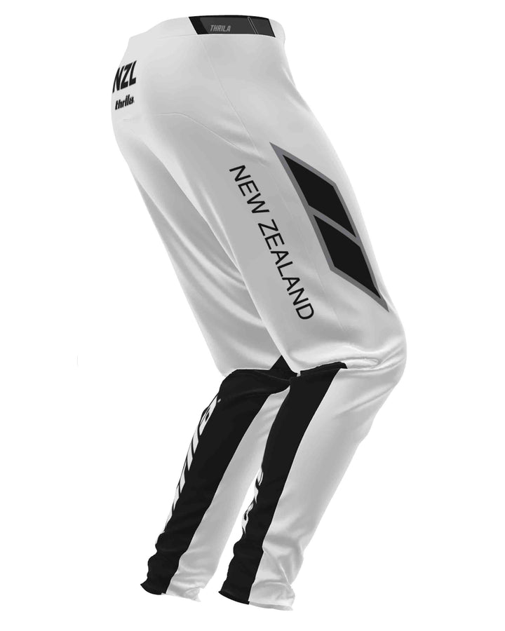 Team NZ BMX Pant White + FREE TEE!
