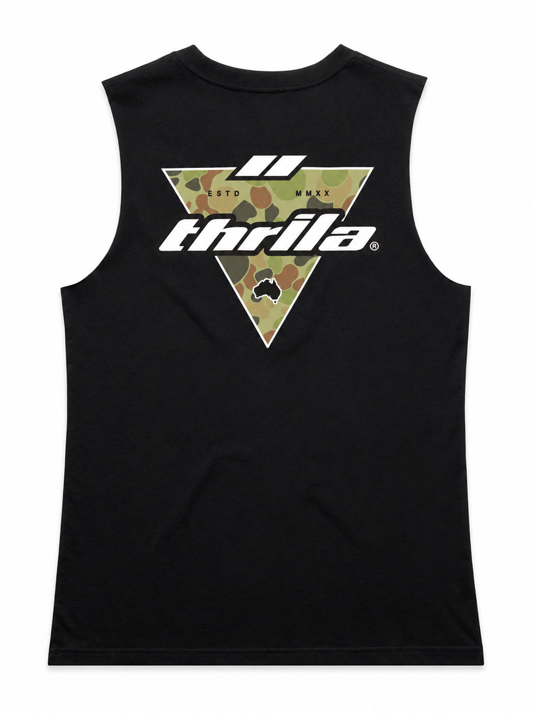 Auscam Ladies Top (Choose Tee or Tank) — tank back