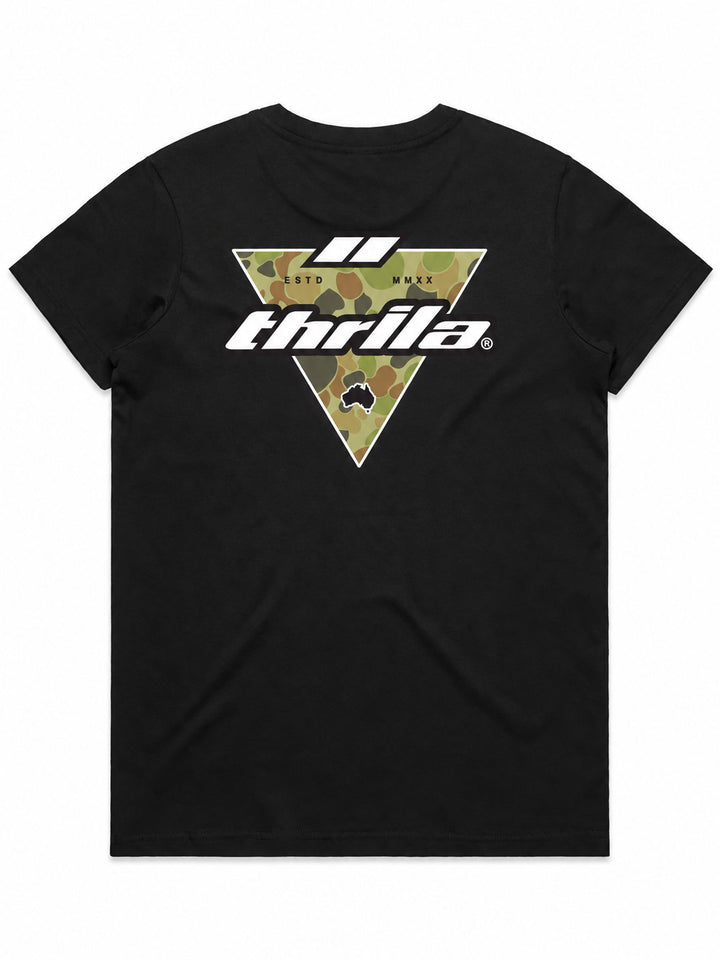 Auscam Ladies Top (Choose Tee or Tank) — tee back