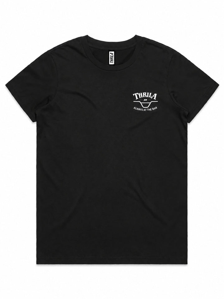 Bar BMX Ladies Top (Choose Tee or Tank) — tee front view