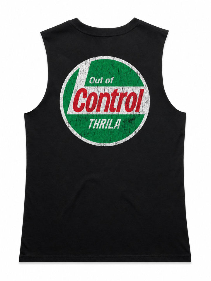 Control (Limited Ed. Art Series) Ladies Top (Choose Tee or Tank) — tank back