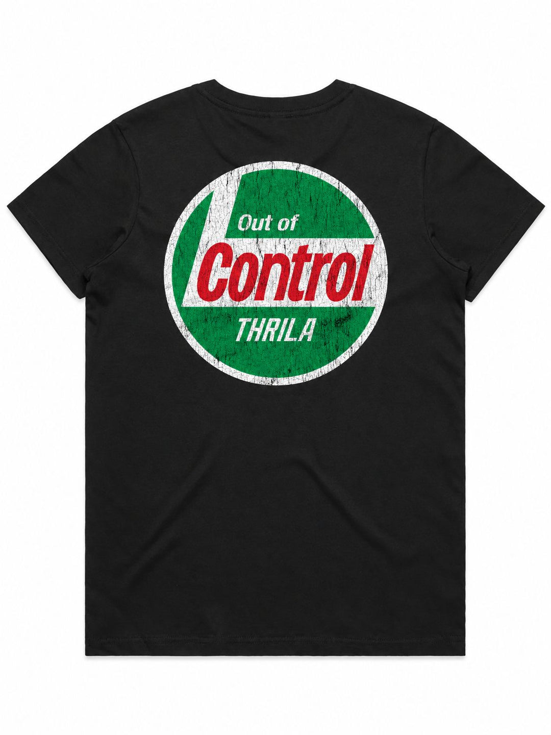 Control (Limited Ed. Art Series) Ladies Top (Choose Tee or Tank) — tee back