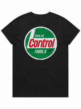Control (Limited Ed. Art Series) Ladies Top (Choose Tee or Tank) — tee back