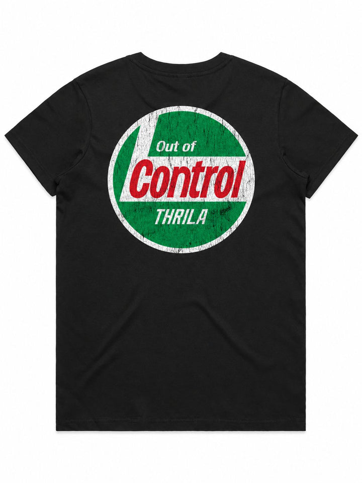 Control (Limited Ed. Art Series) Ladies Top (Choose Tee or Tank) — tee back
