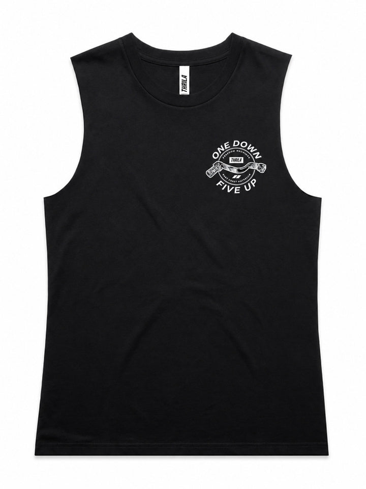 Five Up Ladies Top (Choose Tee or Tank) — tank front