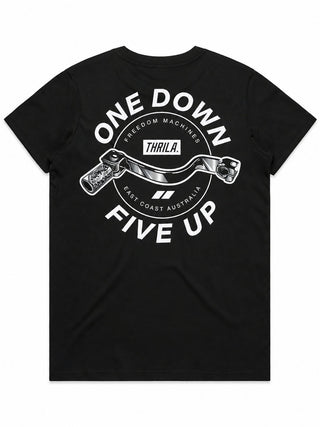 Five Up Ladies Top (Choose Tee or Tank) — tee back