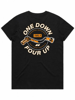 THRILA Four Up Ladies Tee back view