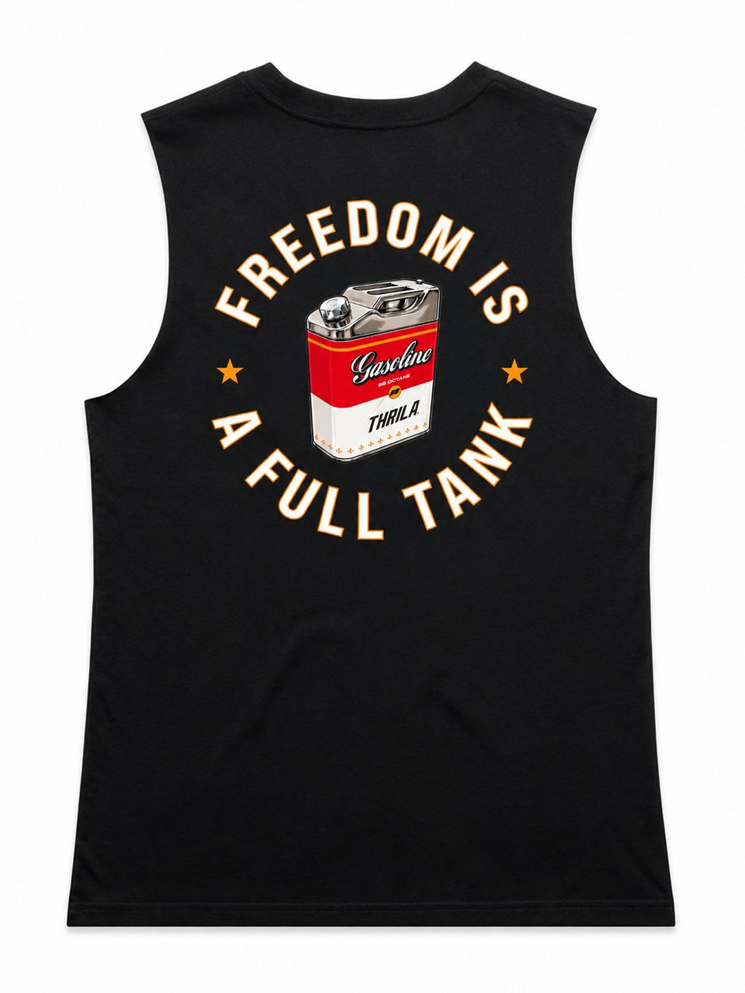 Gas Can Ladies Top (Choose Tee or Tank) — tank back view