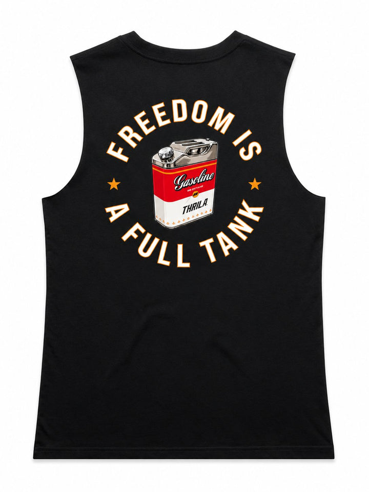 Gas Can Ladies Top (Choose Tee or Tank) — tank back view
