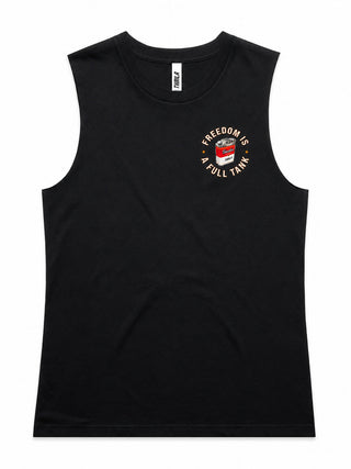Gas Can Ladies Top (Choose Tee or Tank) — tank front view
