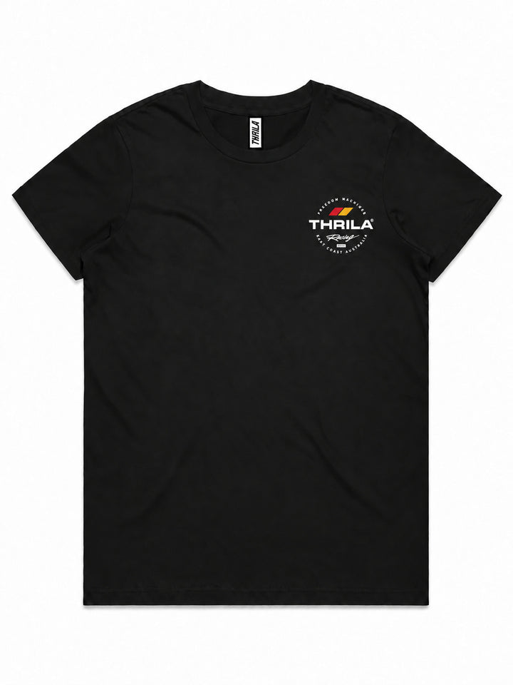 Insignia Ladies Top (Choose Tee or Tank) — tee front view