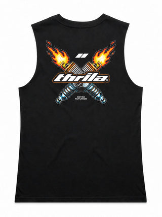 Octane Ladies Top (Choose Tee or Tank) — tank back view
