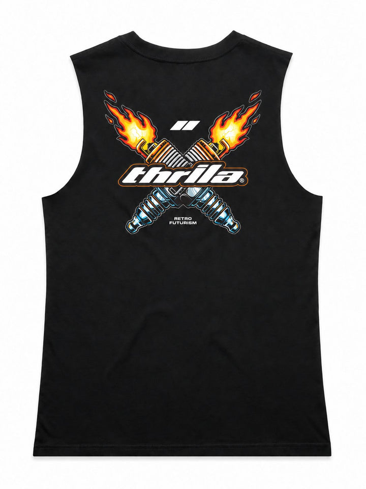 Octane Ladies Top (Choose Tee or Tank) — tank back view