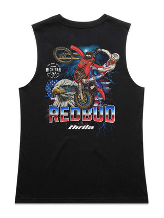 Redbud Ladies Top (Choose Tee or Tank) Tank back view