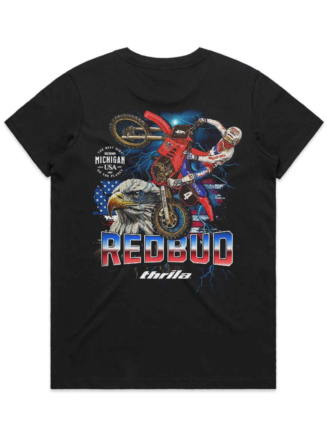 Redbud Ladies Top (Choose Tee or Tank) Tee back view