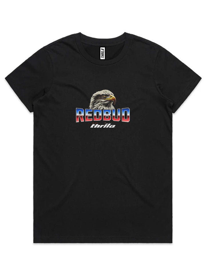 Redbud Ladies Top (Choose Tee or Tank) Tee front view