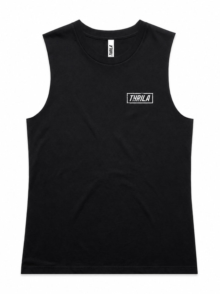 Rubber Down Ladies Top (Choose Tee or Tank) — tank front