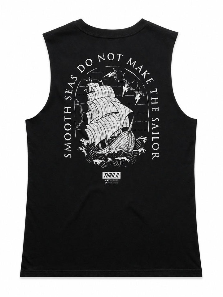Sailor (Art Series) Ladies Top (Choose Tee or Tank) — tank back