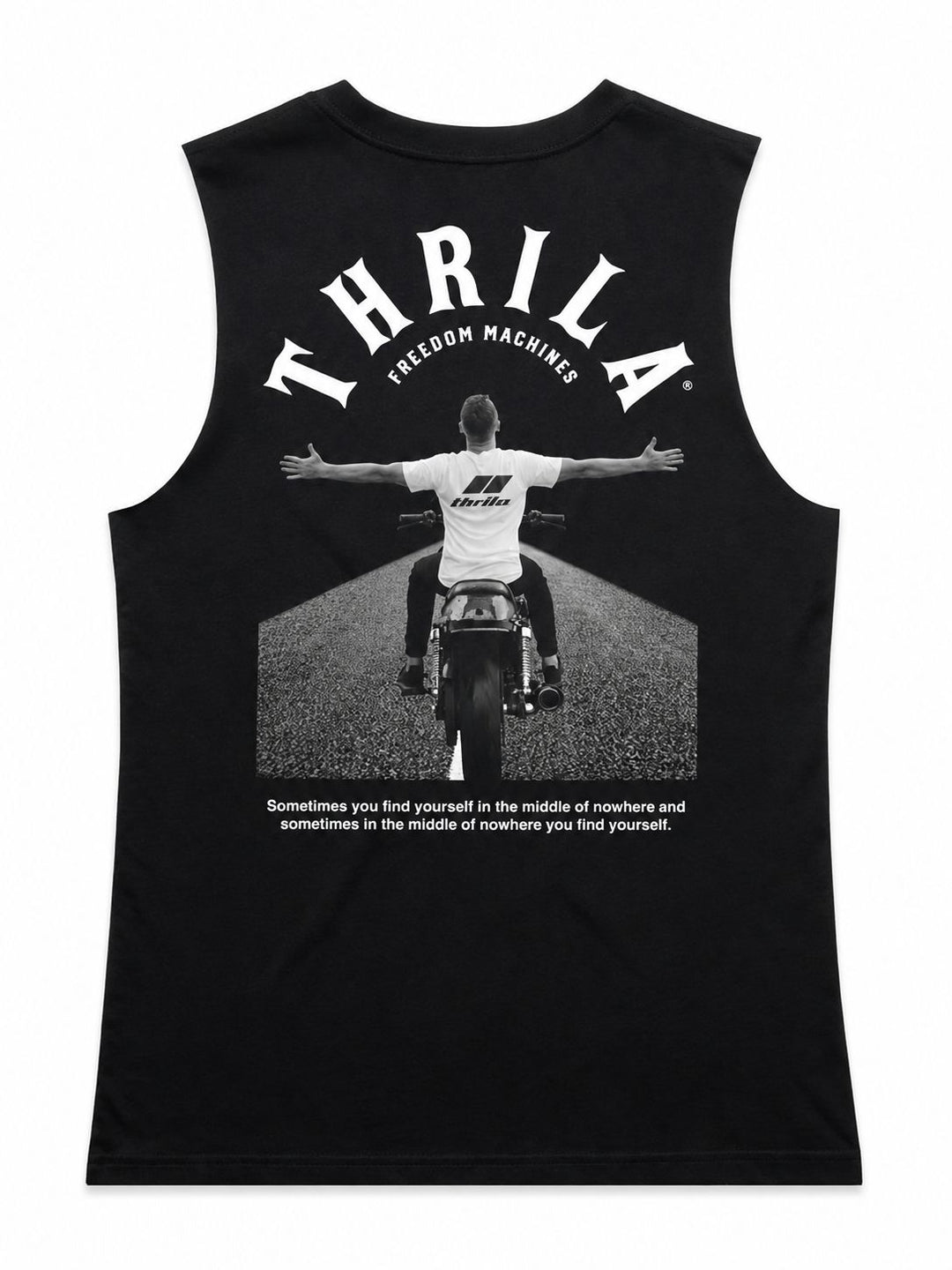 Sometimes Ladies Top (Choose Tee or Tank) — tank back view