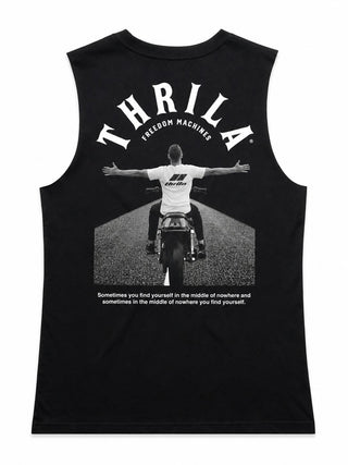 Sometimes Ladies Top (Choose Tee or Tank) — tank back view