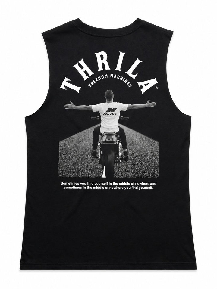 Sometimes Ladies Top (Choose Tee or Tank) — tank back view