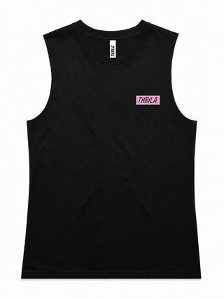 STANCE PINK Ladies Top (Choose Tee or Tank) — tank front view