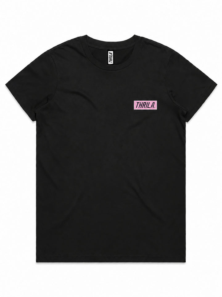 STANCE PINK Ladies Top (Choose Tee or Tank) — tee front view