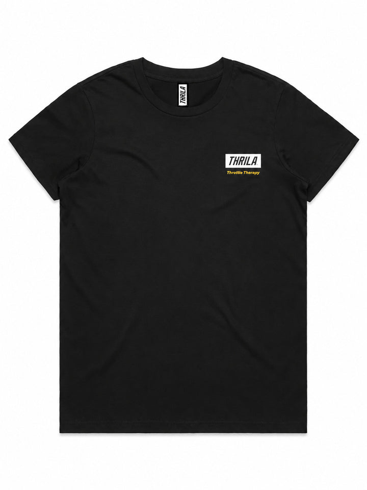 Therapy Ladies Top (Choose Tee or Tank) — tee front