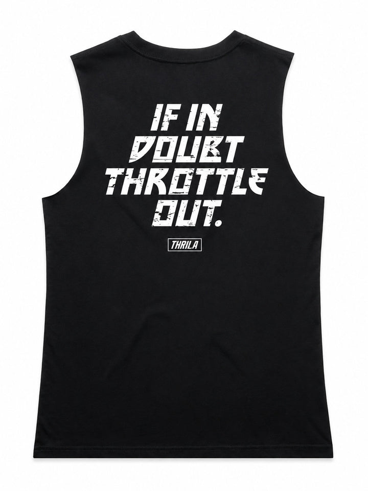 Throttle Ladies Top (Choose Tee or Tank) — tank back