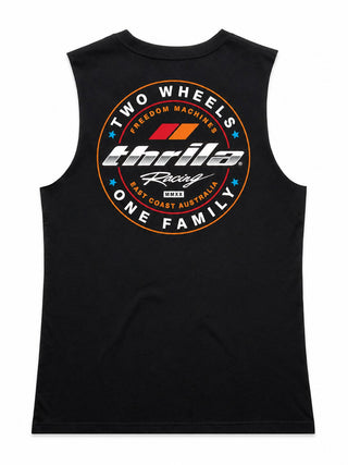 Two Wheels Ladies Top (Choose Tee or Tank) — tank back view