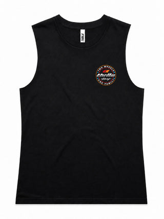 Two Wheels Ladies Top (Choose Tee or Tank) — tank front view
