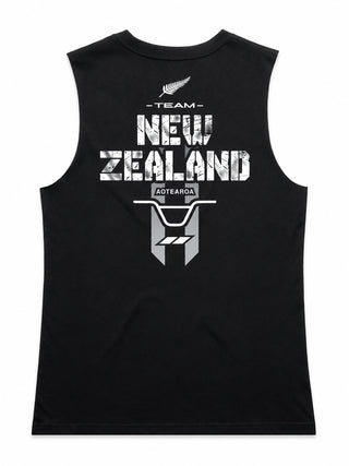 Team NZ 2026 Ladies Top (Choose Tee or Tank) — tank back view